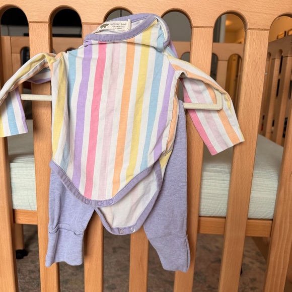 Colorful Striped Kids Matching Set - Picture 1 of 6